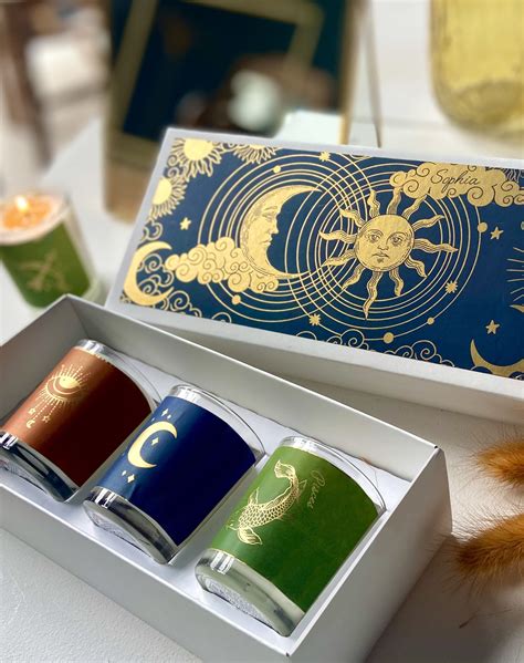 Personalised Zodiac Candle Set By The Forest And Co Zodiac Candle