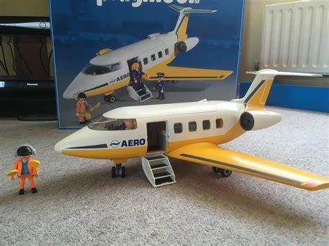 Playmobil Toy Jumbo Airplane Huge Airplane Posot Class
