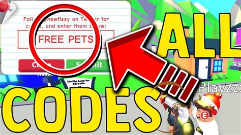 Get free of charge dollars by using these valid codes provided straight down under. Adopt Me Roblox Codes 2019 November - Cheat To Getting Robux