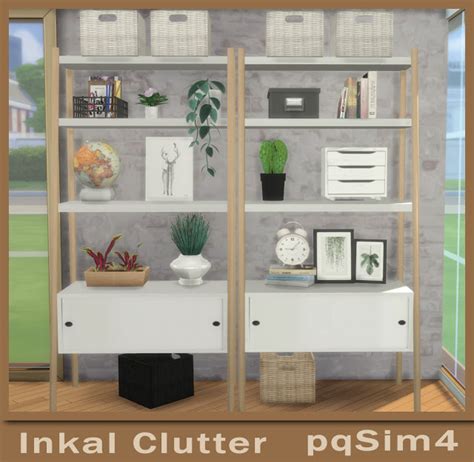 Inkal Clutter Sims 4 Custom Content Sims 4 Cc Furniture Living Rooms