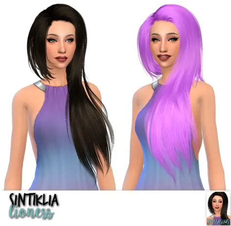 Sims 4 Hairs Nessa Sims Sintiklia`s Lioness Skysims 084 And