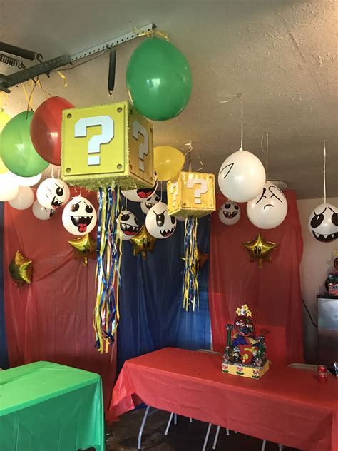 Super Mario Decorations Kids Birthday Party Kids Birthday Kids Party