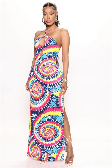 Shop Online Now Fashion Nova Summer Day Maxi Dress Multi Color