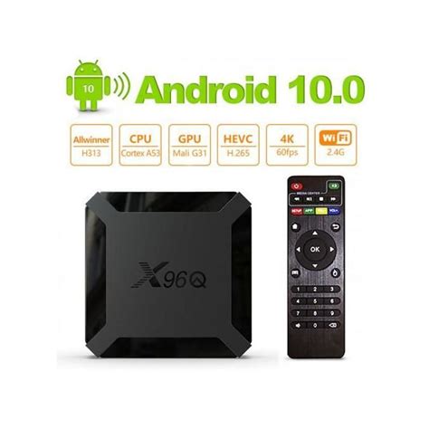 X96 Tv Box Mini X96q Android 10 4k 216gb Ram Rom à Prix Pas Cher