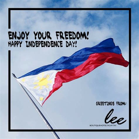 LeeBoutiqueHotel Salutes All The Filipino Heroes In Commemoration Of The Philippine
