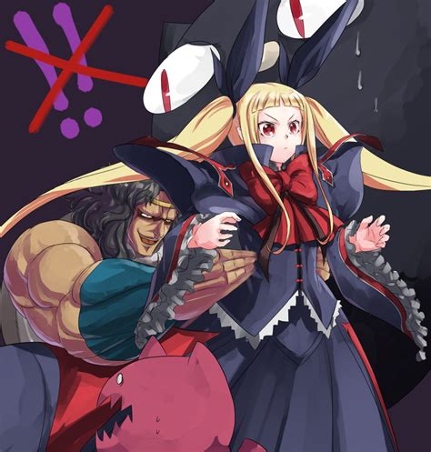 Rekise Amiba Gii Nago Rachel Alucard Arc System Works Blazblue Hokuto No Ken Highres