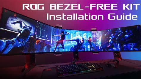 Asus Rogs Bezel Free Kit Makes Multi Monitor Setups Look Even Sexier The Outerhaven