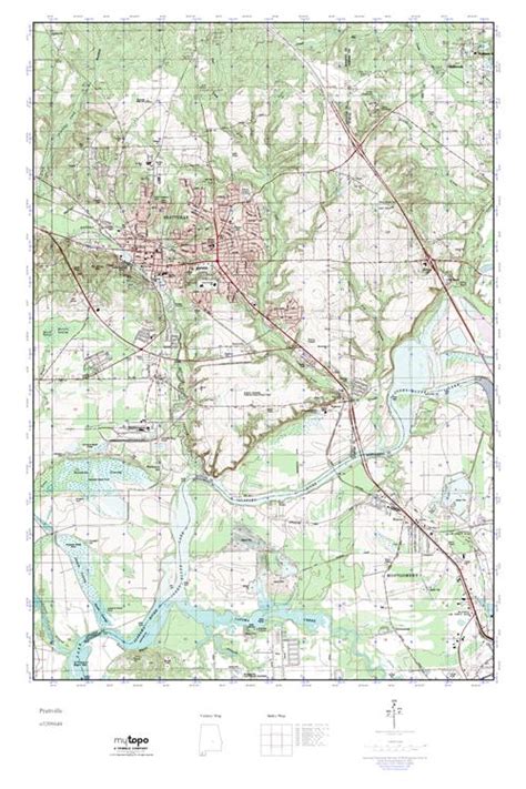 Mytopo Prattville Alabama Usgs Quad Topo Map