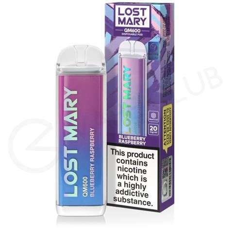 Blueberry Raspberry Lost Mary Qm600 Disposable Vape