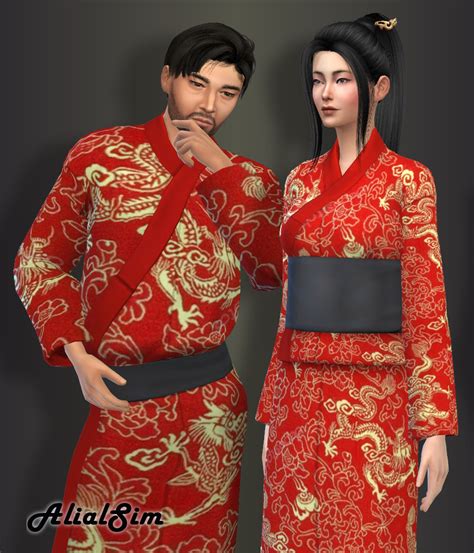 Yukata Outfit From Alial Sim • Sims 4 Downloads