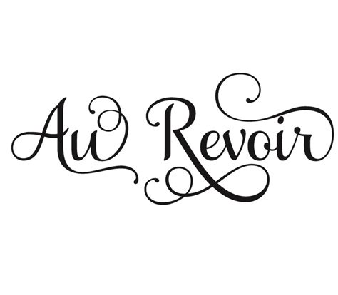 Showing editorial results for au revoir. Au Revoir Wall Decals | DecalMyWall.com