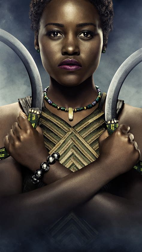 2160x3840 Lupita Nyongo In Black Panther Poster 5k Sony Xperia X Xz Z5 Premium Hd 4k Wallpapers