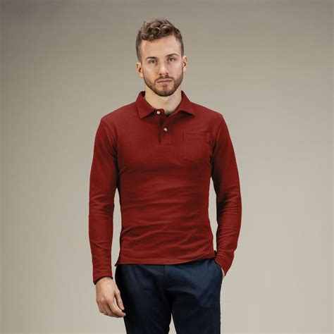 Dark Red Polo Shirt Tailor Store®