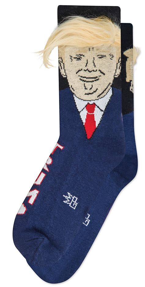 Donald Trump Hair Socks Made In The Usa By Gumball Poodle 810429021650 Ebay