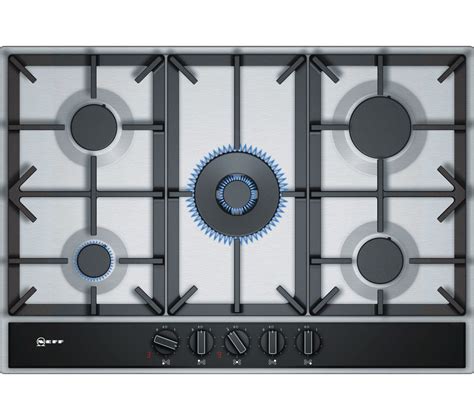 Buy Neff T27da69n0 Gas Hob Stainless Steel Free Delivery Currys