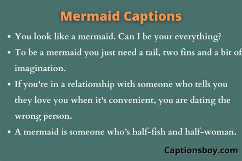 400 Catchy Mermaid Captions For Instagram That You Can Use