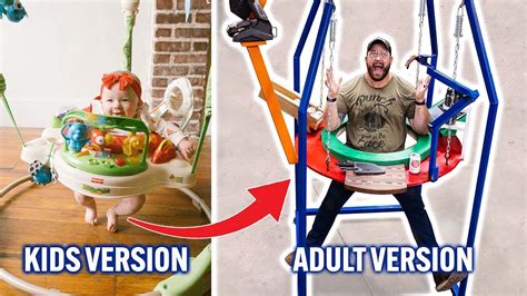 I Build An Adult Baby Bouncer Youtube