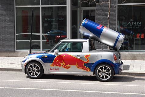 Converted Mini Cooper Red Bull Company Car Nice Colorful Flickr