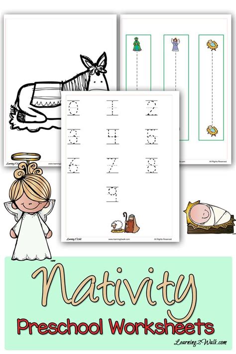 Games for kids worksheet nutrition free preschool worksheets age. These printable Preschool Nativity Worksheets are perfect ...