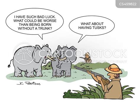 ivory poacher cartoons and comics funny pictures from cartoonstock
