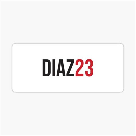 Diaz 23 2223 Season Sticker For Sale By Gotchaface Redbubble