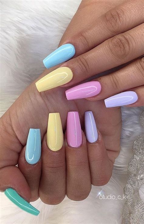 Pretty In Pastel Nail Colors Designs To Try This Season Colors Designs