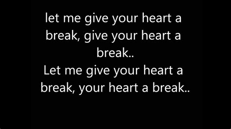 Official Give Your Heart A Break Lyrics Video Demi Lovato Youtube