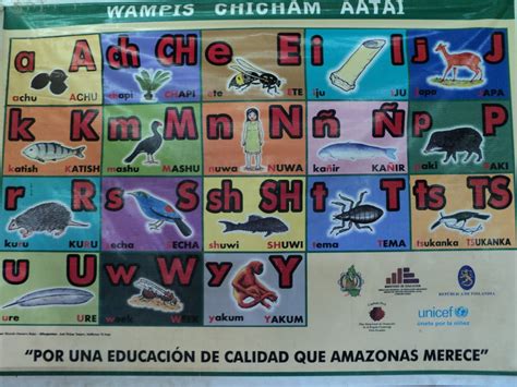Lenguas Indígenas Del Perú El Alfabeto Wampis