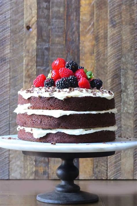 How To Make Naked Chocolate Cake Recipe Easy Step Chocolate Recipe