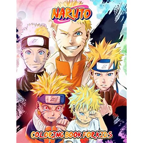 Naruto Coloring Book For Kids 44 Pages Of High Quality