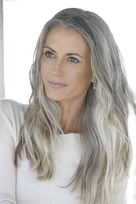 15 Best Long Hairstyles Grey Hair