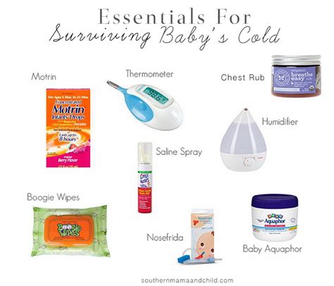 Essentials For Surviving Babys Cold Southern Mama Guide