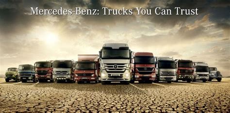 Mercedes Benz Trucks You Can Trust Logo