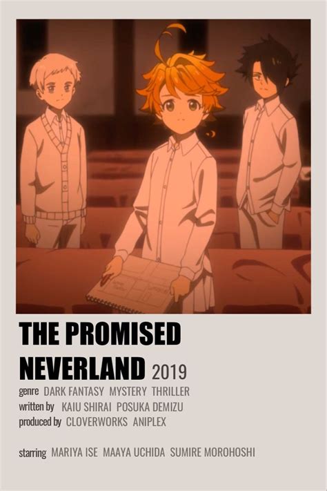 The Promised Neverland Anime Titles Anime Canvas Movie Posters