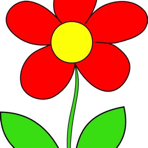 Red Flower Clip Art