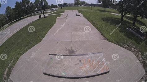 Skatepark At Deerfield Park In Lawrence Ks Stock Photo Image Of