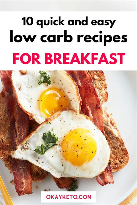 10 Quick And Easy Low Carb Recipes For Breakfast Low Carb Breakfast