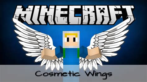 Minecraft Mod Showcase ปีกผีเสื้อ Cosmetic Wings Youtube
