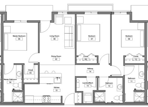 Floor Plan Bedroom Joy Studio Design Best Jhmrad 173974