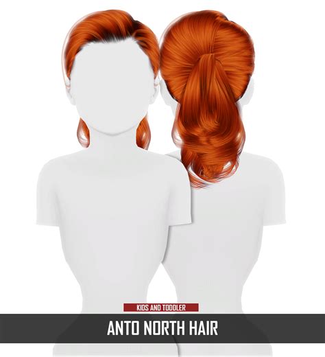 Anto North Hair Kids And Toddler Version Redheadsims Cc