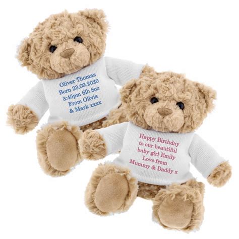 Personalised Teddy Bear With Message Find Me A T