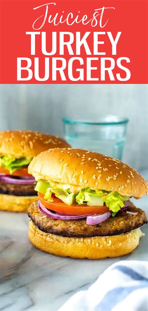The Best Juiciest Turkey Burger Recipe The Girl On Bloor