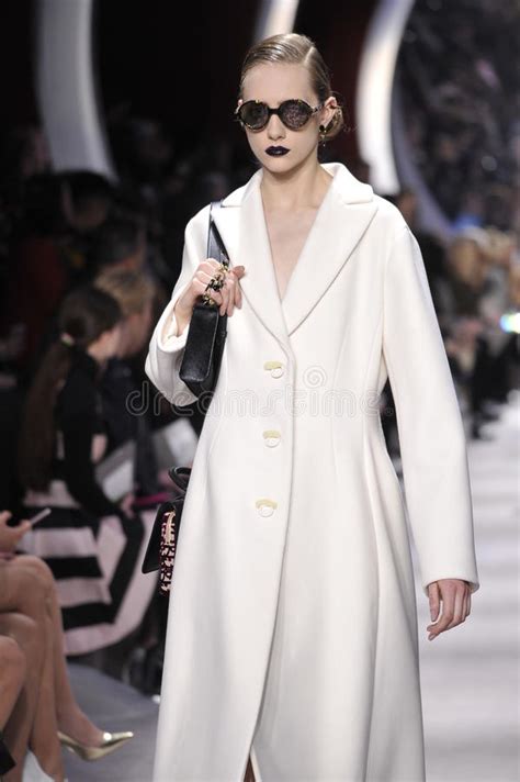 A Model Walks The Runway During The Christian Dior Show Editorial Image