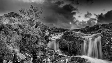 Wallpaper Landscape Forest Waterfall Rock Nature Rocks Stream