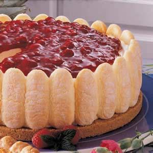 They are a principal ingredient in many dessert recipes, such as trifles and charlottes, and are also used as fruit or chocolate gateau linings. Favorite Ladyfinger Cheesecake Recipe | Taste of Home