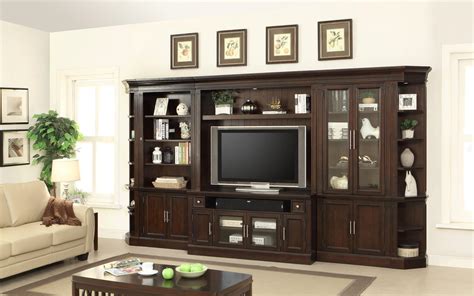 The Stanford Large Entertainment Wall Unit