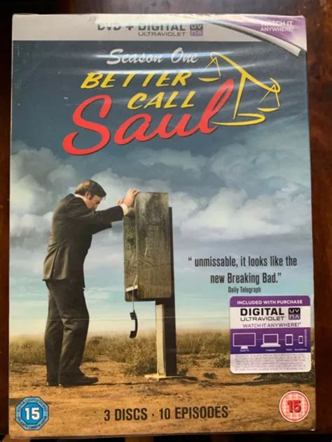 Better Call Saul Season 1 Dvd Breaking Bad Spin Off Crime Tv Series