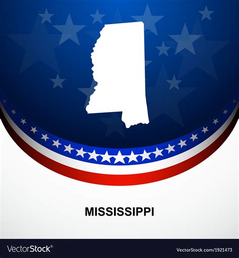 Mississippi Royalty Free Vector Image Vectorstock