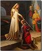 Knights oil painting,Knight oil painting,The Accolade by Leighton, Lord ...