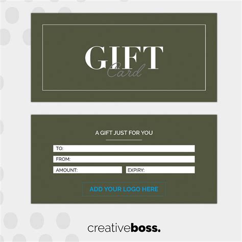 Printable Gift Voucher Downloadable Custom Gift Certificate Etsy